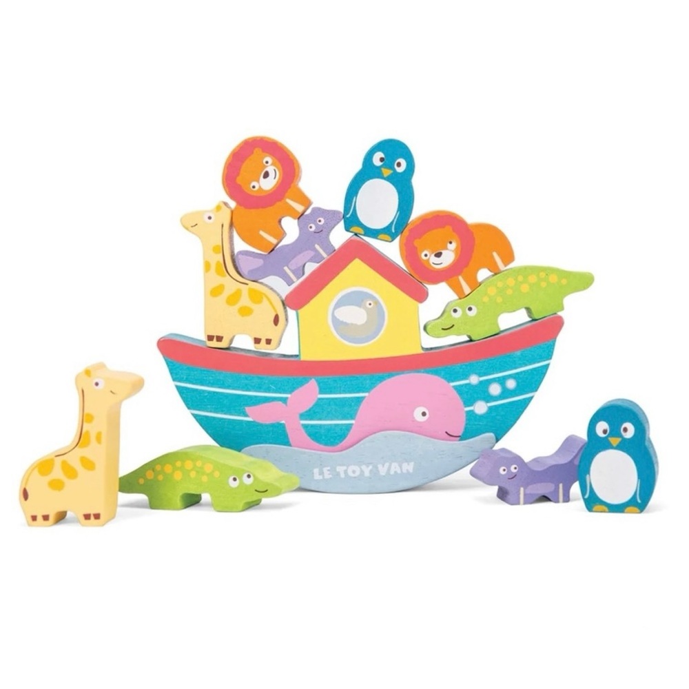 Le Toy Van Noah’s Balancing Ark Wooden Colorful